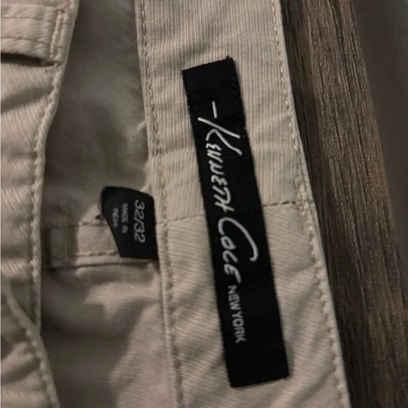 Kenneth Cole New York Men’s Khaki Pants 32x32 - Picture 2 of 4